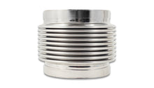 Load image into Gallery viewer, Vibrant SS Bellow Assembly w/ Liner 3.02in Inlet/Outlet ID x 4.00in OAL Electro Polished
