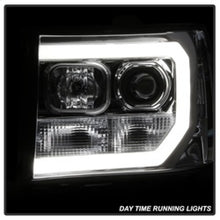 Load image into Gallery viewer, Spyder GMC Sierra 1500/2500/3500 07-13 V2 Projector Headlights - Chrome PRO-YD-GS07V2-LBDRL-C
