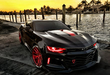 Load image into Gallery viewer, Oracle 16-18 Chevrolet Camaro Backlit Fog Light DRL Upgrade Kit - ColorSHIFT
