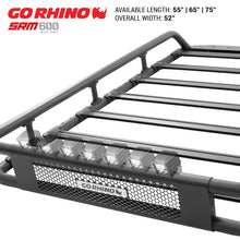 Load image into Gallery viewer, Go Rhino SRM 600 Basket Style Roof Rack 55in. - Tex. Blk
