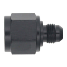Load image into Gallery viewer, DeatschWerks 10AN Female Flare to 6AN Male Flare Reducer - Anodized Matte Black
