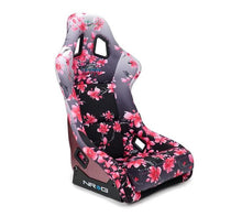 Load image into Gallery viewer, NRG FRP Bucket Seat PRISMA Japanese Cherry Blossom Edition W/ Pink Pearlized Back - Large
