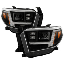 Load image into Gallery viewer, Spyder Apex 14-21 Toyota Tundra High-Power LED Module Headlights - Black (PRO-YD-TTU14V2AP-SBSEQ-BK)
