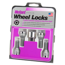 Load image into Gallery viewer, McGard Wheel Lock Bolt Set - 4pk. (Cone Seat) M12X1.5 / 21mm Hex / 18.2mm Shank Length - Chrome
