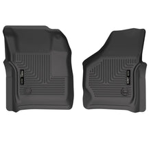 Load image into Gallery viewer, Husky Liners 99-07 Ford F-250 Super Duty Crew Cab WeatherBeater Front Floor Liners (Black)
