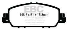 Load image into Gallery viewer, EBC 13-17 Honda Accord Coupe 2.4 EX Redstuff Front Brake Pads
