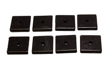 Load image into Gallery viewer, Energy Suspension Square Pad Set 2-1/16in Length x 2-1/16in Width x 3/8in Hole ID x 3/8in H-Black
