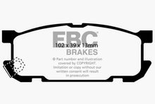 Load image into Gallery viewer, EBC 01-03 Mazda Miata MX5 1.8 (Sports Suspension) Redstuff Rear Brake Pads
