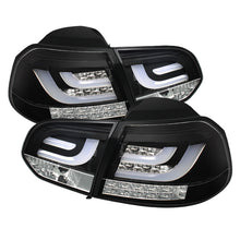 Load image into Gallery viewer, Spyder Volkswagen Golf/GTI 10-13 G2 Type With Light Bar LED Tail Lights Black ALT-YD-VG10-LED-G2-BK
