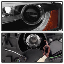 Load image into Gallery viewer, Spyder Audi A4 09-12 Projector Headlights Halogen Model Only - DRL LED Black PRO-YD-AA408-DRL-BK

