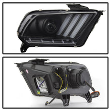 Load image into Gallery viewer, Spyder 13-14 Ford Mustang (HID Only) Projector Headlights w/Turn Signals - Blk PRO-YD-FM13HID-BK
