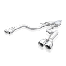 Load image into Gallery viewer, Stainless Works 15-19 Dodge Challenger 6.2L/6.4L Hemi 3in Redline Catback X-Pipe w/4in Quad Tips
