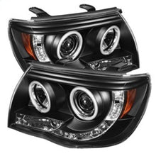 Load image into Gallery viewer, Spyder Toyota Tacoma 05-11 Projector Headlights CCFL Halo LED Blk High H1 Low H1 PRO-YD-TT05-CCFL-BK
