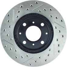 Load image into Gallery viewer, StopTech 96-00 Honda Civic DX/HX Coupe/90-00 Civic DX/LX Sedan Slotted &amp; Drilled Left Front Rotor
