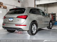 Load image into Gallery viewer, AWE Tuning Audi 8R Q5 3.0T Touring Edition Exhaust Dual Outlet Chrome Silver Tips
