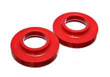 Load image into Gallery viewer, Energy Suspension Frt. Spring Pad Set Jeep Tj - Red
