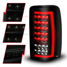 Load image into Gallery viewer, ANZO 00-06 Chevrolet Tahoe / GMC Yukon Full LED Taillights w/ Lightbar Black Housing/Smoke Lens
