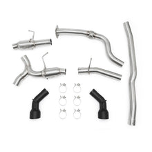 Load image into Gallery viewer, Mishimoto 2016+ Chevrolet Camaro 2.0T Dual Black Tip Cat-Back Exhaust
