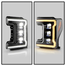 Load image into Gallery viewer, Spyder Ford F-250/F-350/F450 17-18 Full LED Headlights Chrome PRO-YD-FS17HALAP-SEQ-BK
