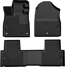 Load image into Gallery viewer, Husky Liners 2023 Honda Pilot Weatherbeater Black Front &amp; 2nd Seat Floor Liners
