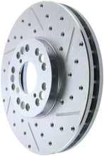 Load image into Gallery viewer, StopTech 01-05 Lexus IS300 / 02-10 Lexus SC430 Sport Slotted &amp; Drilled Front Left Rotor
