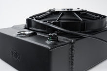 Load image into Gallery viewer, CSF Universal Drag Race / Tuck Radiator w/9in Spal Fan - 10.5in H x 10in L x 3.6in W - Black
