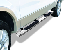 Load image into Gallery viewer, Go Rhino 09-14 Ford F-150 Super Crew 4dr 415 Series SideSteps - Polished
