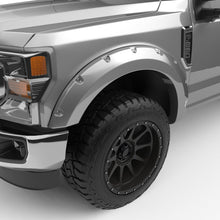 Load image into Gallery viewer, EGR 2017 Ford Super Duty Bolt-On Look Color Match Fender Flares - Set - Ingot Silver
