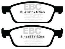 Load image into Gallery viewer, EBC 13-16 Ford Escape 1.6L/2.0T (Incl 4WD) Bluestuff Front Brake Pads
