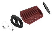 Load image into Gallery viewer, K&amp;N Universal Clamp-On Air Filter 3in Dual Flange 9in x 6in Base 7.5in x 3.688in Top 7.5in Height
