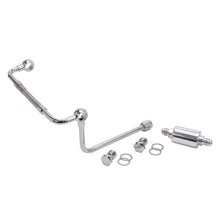 Load image into Gallery viewer, Edelbrock Dual Feed Line/Thunder Series Carb w/ Polished Fuel Filter
