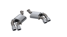 Load image into Gallery viewer, QTP 16-18 Chevrolet Camaro SS 6.2L 304SS Screamer Axle Back Exhaust w/4in Quad Tips
