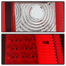Load image into Gallery viewer, Xtune Chevy Silverado 1500/2500/3500 03-06 LED Tail Lights Red Clear ALT-ON-CS03-LED-RC
