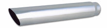 Load image into Gallery viewer, Vibrant 3.5in Round SS Truck/SUV Exhaust Tip (Single Wall Angle Cut) - 2.5in inlet 20in long
