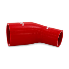 Load image into Gallery viewer, Mishimoto Silicone Reducer Coupler 45 Degree 2in to 3in - Red
