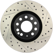 Load image into Gallery viewer, StopTech 05-06 Audi A4 Quattro/ 02-04 A6 Quattro / 99-02 S4 Front Left Slotted &amp; Drilled Rotor
