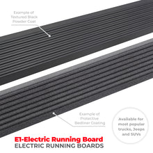 Load image into Gallery viewer, Go Rhino 15-20 Cadillac Escalade 4dr E1 Electric Running Board Kit - Protective Bedliner Coating
