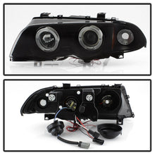 Load image into Gallery viewer, Spyder 99-01 BMW E46 3 Series 4DR Projector Headlights 1PC LED Halo (PRO-YD-BMWE46-4D-HL-AM-BSM)
