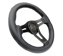 Load image into Gallery viewer, NRG Reinforced Steering Wheel (320mm) w/Carbon Center Spoke
