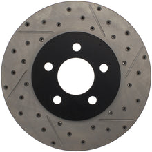 Load image into Gallery viewer, StopTech 03-09 Lincoln Town Car / 03-09 Mercury Grand Marquis Front Left Slotted &amp; Drilled Rotor
