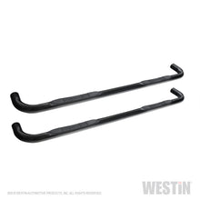 Load image into Gallery viewer, Westin 2019 Chevrolet Silverado/Sierra 1500 Crew Cab E-Series 3 Nerf Step Bars - Black
