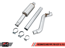 Load image into Gallery viewer, AWE Tuning 2018+ Jeep Wrangler JL/JLU 2.0T Resonated Mid Pipe
