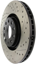 Load image into Gallery viewer, StopTech 05-06 Audi A4 Quattro/ 02-04 A6 Quattro / 99-02 S4 Front Left Slotted &amp; Drilled Rotor
