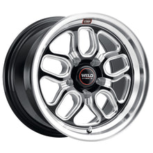 Load image into Gallery viewer, Weld S152 15X10 Laguna Drag 5X115 ET22 BS6.4 Gloss Black MIL Dia 78.1
