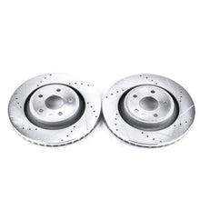 Load image into Gallery viewer, Power Stop 06-10 Jeep Grand Cherokee Front Evolution Drilled &amp; Slotted Rotors - Pair
