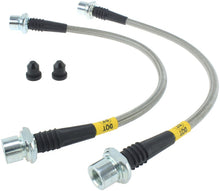 Load image into Gallery viewer, StopTech 08-12 Toyota Sequoia/07-12 Tundra Front Stainless Steel Brake Lines
