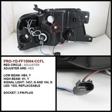 Load image into Gallery viewer, Spyder Ford F150 04-08 Projector Headlights Version 2 CCFL Halo LED Blk PRO-YD-FF15004-CCFL-G2-BK

