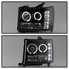 Load image into Gallery viewer, Spyder GMC Sierra 1500/GMC Sierra Denali 08-13 Projector LED Halo- LED Blk PRO-YD-GS07-HL-BK
