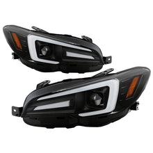 Load image into Gallery viewer, Spyder Subaru Impreza WRX 15-20 LED High-Power LED Headlights-Black PRO-YD-SWRX15LEDAP-SBSEQ-BK
