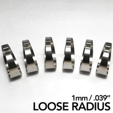 Load image into Gallery viewer, Ticon Industries 1.5in 7.5 Degree 2.25in CLR Loose Radius 1mm Wall Titanium Pie Cuts - 6pk
